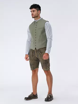 GOTTSEIDANK | Gilet traditionnel KONSTANTIN | hellgrün